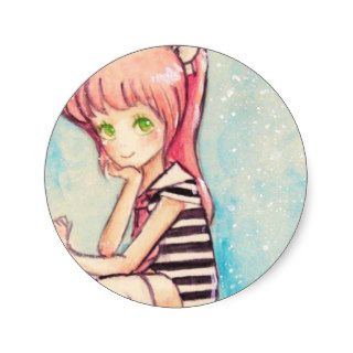 no.188 pink haired sailor for renee sticker
