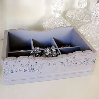 decorative trinket display box by the chic country home