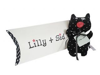 unisex bear rattle baby gift by award winning lilly + sid