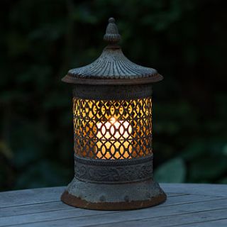 moroccan style ornate candle lantern by the flower studio