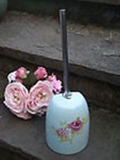 rose toilet brush holder by the hiding place