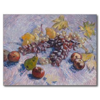 Grapes, Lemons, Pears, Apples   Vincent Van Gogh Post Cards