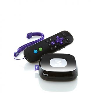 Roku 3 Wi Fi HD Streaming Media Player with Motion Controlled Remote, Earbuds a