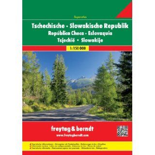 Czech and Slovakia Republic Superatlas FBA241 Freytag Berndt und Artaria KG 9783707914382 Books