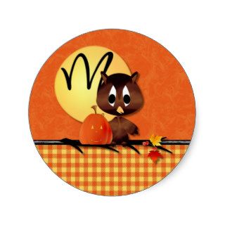 Halloween Owl M Sticker