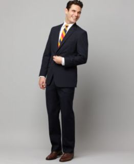 Tommy Hilfiger Suit Separates Navy Tonal Stripe Trim Fit   Suits & Suit Separates   Men