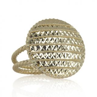Michael Anthony Jewelry® 10K Diamond Cut Disc Ring