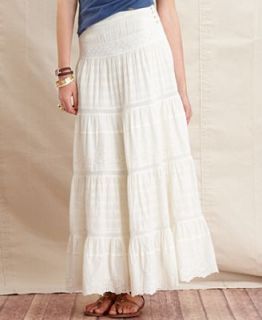 Tommy Hilfiger Skirt, Tiered Lace Maxi   Skirts   Women