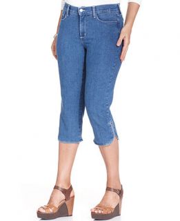 NYDJ Petite Cropped Rhinestone Hem Jeans, Maryland Wash   Jeans   Women
