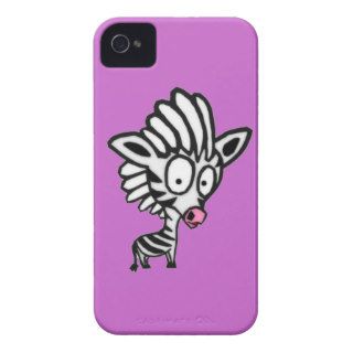 Cute Cartoon Zebra Case Mate iPhone 4 Cases