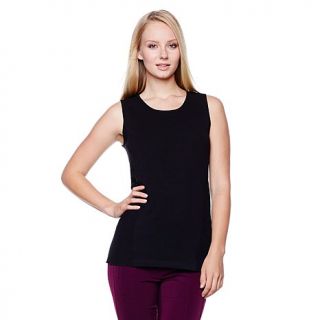 Completely Me by Liz Lange Tank Top with Side Ribbed Trim