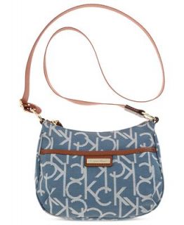 Calvin Klein Hudson Jacquard Crossbody   Handbags & Accessories