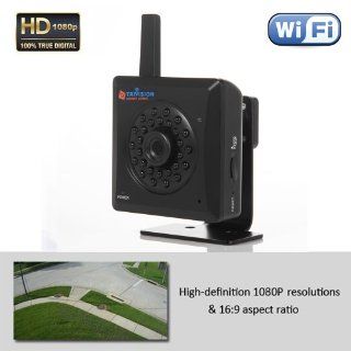 TriVision NC 239WF HD 1080P IP Security Camera System with 1920 x 1280 Pixel Resolution and Facial, Car License Plate Recognition in 45 Feet and Install in 3 Steps with Our Free Dedicated Apps on iPhone, iPad, Android Smartphone and Tablet  Complete Surve