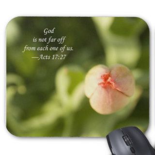 God is not far off each one of us, mouse pad