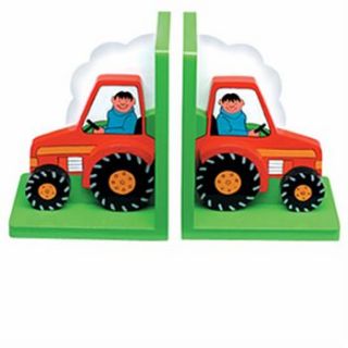 bookends   tractor by little butterfly toys