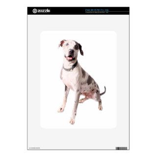 Spotted great dane dog iPad decals