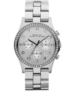 Marc by Marc Jacobs Womens Chronograph Henry Stainless Steel Bracelet Watch 40mm MBM3104   Watches   Jewelry & Watches