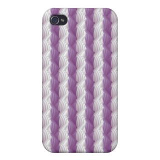 Purple White Cake Icing Speck iPhone 4 Case