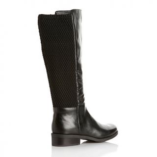 Me Too "Danya" Stretch Leather Riding Boot with Quilting