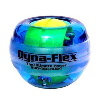 Dynaflex Powerball Gyro Blue with LEDs and Training CD  Sporting Goods  Sports & Outdoors