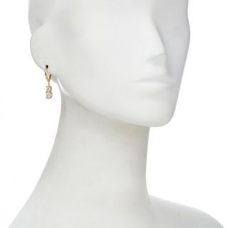 Victoria Wieck 2.12ct Absolute™ Side Stone Drop Earrings