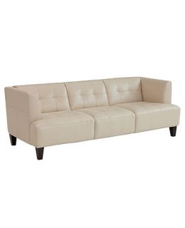 Alessia Leather Sofa   Furniture