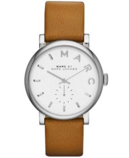 Marc by Marc Jacobs Watch, Womens Blade Tan Leather Strap 40mm MBM1218   Watches   Jewelry & Watches