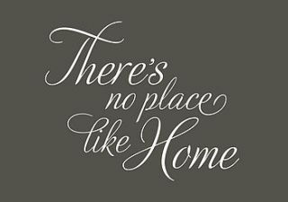 no place like home print by peters and janes