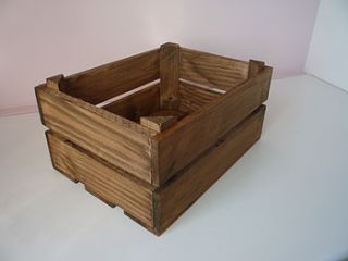 vintage style tomato crate by vintage crates