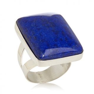 Jay King Blue Lapis Bold Sterling Silver Ring