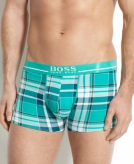 Hugo Boss Mens Real Cool Cotton Boxer Trunks   Underwear   Men