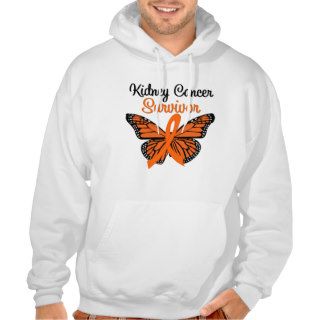 Kidney Cancer SURVIVOR Butterfly Hoody