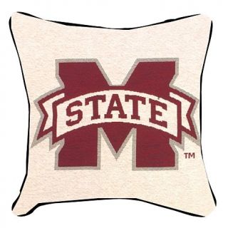 NCAA Collegiate 17" x 17" Polyester Pillow   Mississippi State