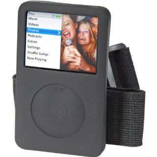 Belkin F8Z233 Silicone Sleeve with Armband for iPod classic (160 GB) Black   Players & Accessories