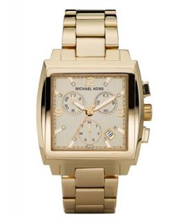Michael Kors Womens Chronograph Gold Tone Stainless Steel Bracelet Watch 28mm MK5330   Watches   Jewelry & Watches