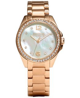COACH WOMENS TRISTEN ROSEGOLD PLATED BRACELET WATCH 32MM 14501658   Watches   Jewelry & Watches