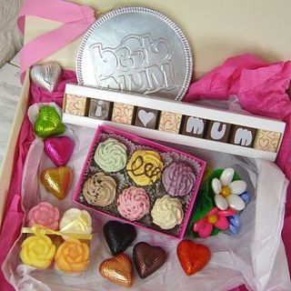 personalised chocolate hamper for mothers by chocolate by cocoapod chocolate