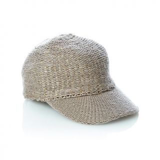 Sparkle Knit Baseball Cap with Adjustable Fit