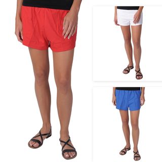 Journee Collection Juniors Machine Washable Knit Athletic Shorts with Elastic Waist Journee Collection Juniors' Shorts