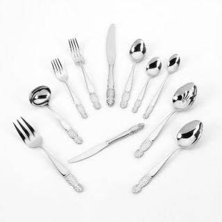 Ginkgo Pineapple 77 Piece Flatware Set