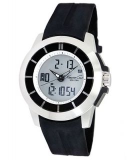 Kenneth Cole New York Watch, Mens Analog Digital Touch Screen Black Silicone Strap 47mm KC1849   Watches   Jewelry & Watches