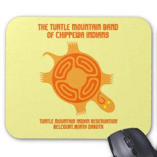 Turtle Mountain Indian colour Mouse Pads