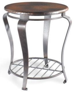 Clark Copper Round Coffee Table   Furniture