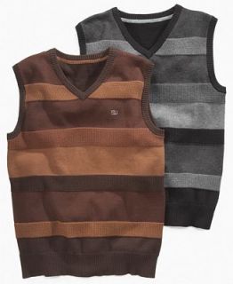Sean John Kids Vest, Boys Striped Vneck Sweater Vest   Kids