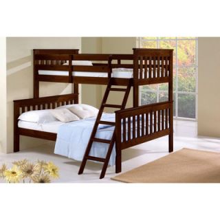 dCOR design Donco Kids Twin Over Full Mission Bunk Bed with Tilt