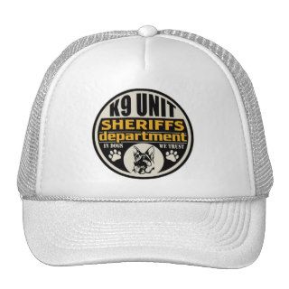 K9 Unit Sheriff's Department Hats