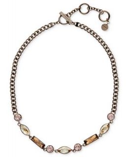 Givenchy Necklace, Brown Tone Swarovski Element Frontal Necklace   Fashion Jewelry   Jewelry & Watches