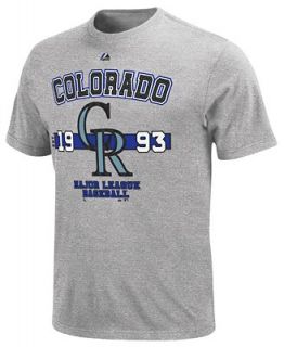 Majestic MLB T Shirt, Colorado Rockies Opening Series Tee  
