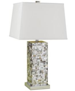 Regina Andrew Mother of Pearl Column Table Lamp   Lighting & Lamps   For The Home