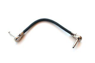 Evidence Audio 6 inch Lyric HG Patch Cable (no braided jacket) with Opposite Facing Switchcraft 228 Flat Plugs (by E.A.R.S. PRO AUDIO) Musical Instruments